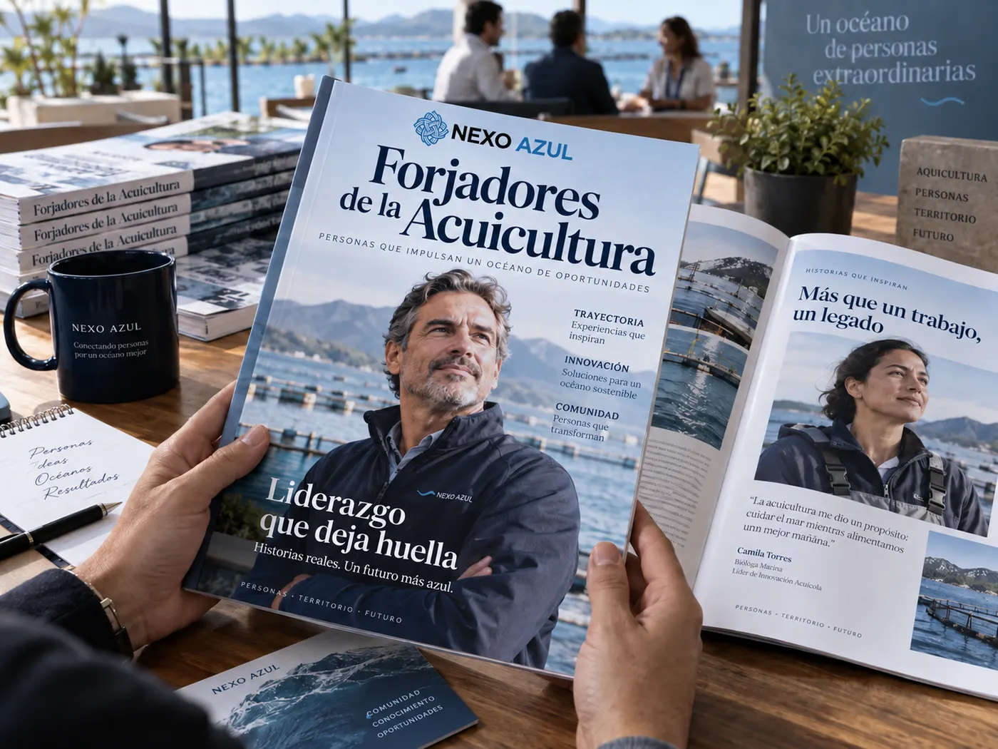 Revista Forjadores de la Acuicultura de Nexo Azul